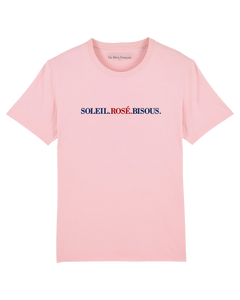 T-shirt "Soleil rosé bisous"