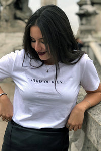 T-shirt "Paris ou rien"