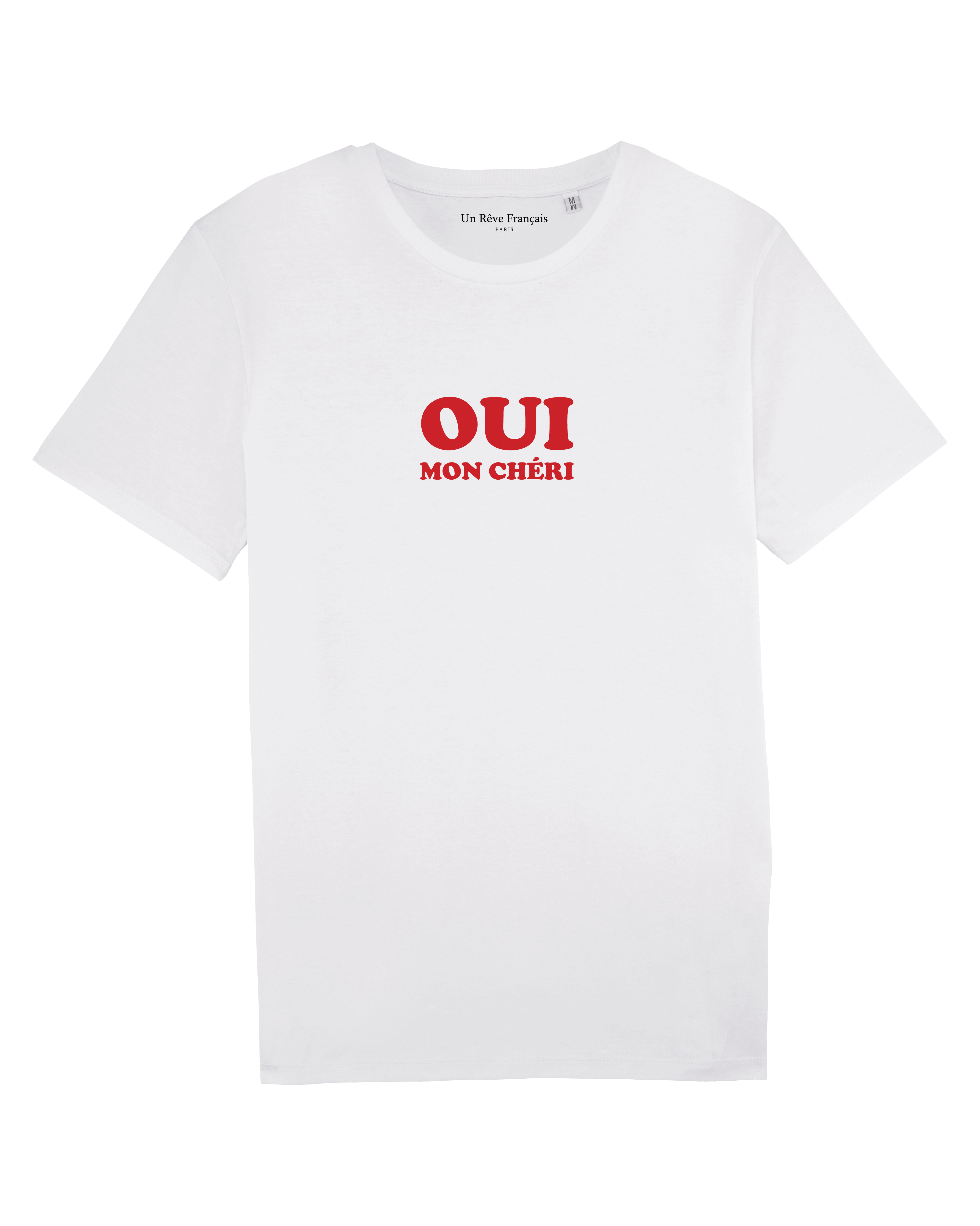 det kan tæerne Omgivelser T-shirt "Oui mon chéri" – Un Rêve Français