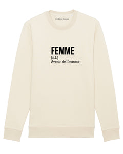 Sweatshirt "Femme, avenir de l’homme"
