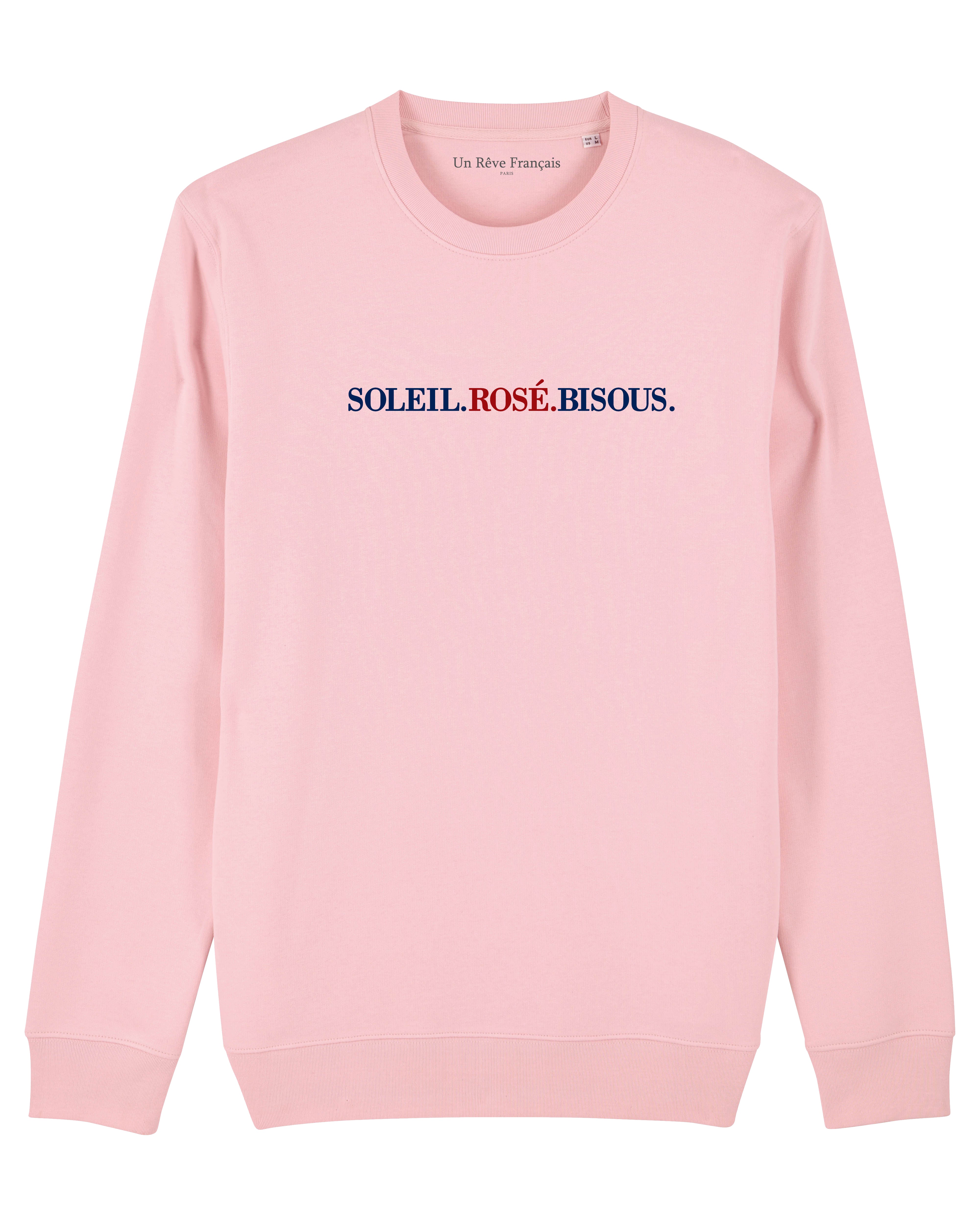 Sweatshirt "Soleil rosé bisous"