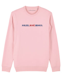 Sweatshirt "Soleil rosé bisous"